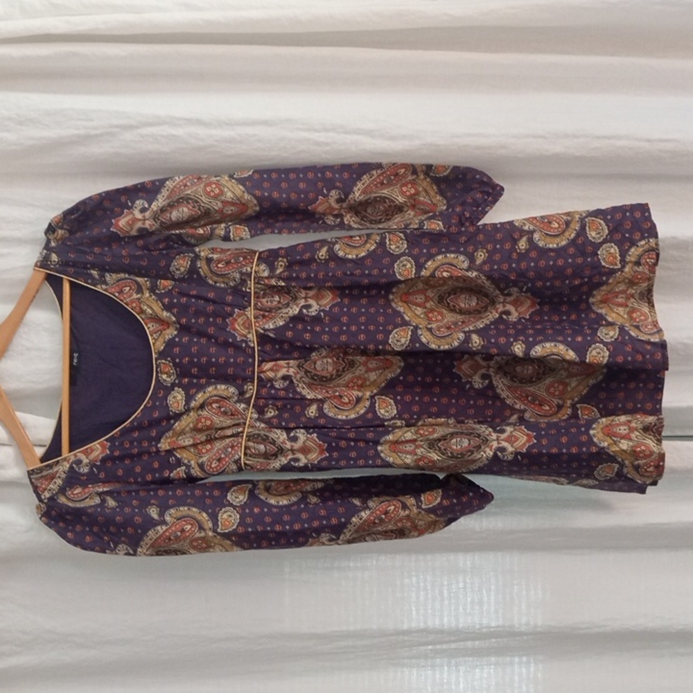 100% Silk Dress Womens long sleeve